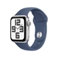 Apple Watch SE 2024 - GPS, 40mm - Vỏ Nhôm Dây Cao Su  Bạc