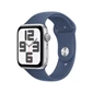 Apple Watch SE 2024 - GPS, 44mm - Vỏ Nhôm Dây Cao Su  Bạc