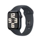 Apple Watch SE 2024 - GPS, 44mm - Vỏ Nhôm Dây Cao Su  Đen