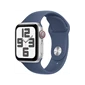 Apple Watch SE 2024 - GPS + Cellular, 40mm - Vỏ Nhôm Dây Cao Su  Bạc