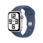 Apple Watch SE 2024 - GPS + Cellular, 44mm - Vỏ Nhôm Dây Cao Su  Bạc