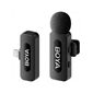 Microphone thu âm không dây Boya BY-V1 V2.0 (Lightning, 1Mic) Đen