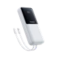 Pin dự phòng Baseus Lipow Digital Display kèm cáp Type-C + Lightning 20000m Trắng