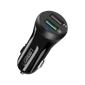 Sạc Ô tô Ugreen 24W 2 cổng USB-A ED018 50875 Đen