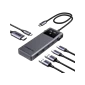 Cổng chuyển đổi Ugreen USB-C Hub 6-in-1 35998 CD361 Xám