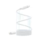 Cáp Baseus Picogo Magnetic Liquid Silicone Type-C To Type-C 240W 1M Trắng