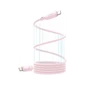 Cáp Baseus Picogo Magnetic Liquid Silicone Type-C To Type-C 240W 1M Hồng