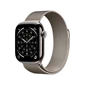 Apple Watch Series 11 - GPS + Cellular, 42mm - Viền Titan Dây Thép Milan Tự Nhiên