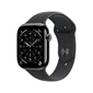 Apple Watch Series 11 - GPS + Cellular, 46mm - Viền Titan Dây Cao Su Xám Đá Phiến