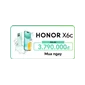 Điện thoại thông minh Honor X6c (6+128GB) Xanh (Ocean Cyan) - TBH