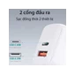 Củ sạc nhanh Bagi 30W 2 cổng PD+USB - Cũ