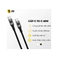 Cáp 9FIT USB-C to USB-C 1M Black - 9FCA001B - TBH