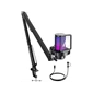 Bộ Micro thu âm có dây MAONO RGB DGM20S (Gồm Giá đỡ) Đen