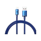 Cáp sạc nhanh hiệu Baseus Crystal Shine Series USB to iP 2.4A 2m Blue