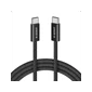 Cáp sạc Anker Zolo C-C 1.8m Nylon - A8060 Đen