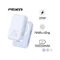 Sạc dự phòng PISEN QUICK - Powermag Digital 20W 10000mAh Tím