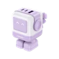 Củ sạc 2C1A 65W Ugreen Robot GaN Mini CD361 Tím