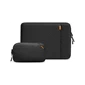 Túi cs kèm túi phụ kiện TOMTOC Defender kit  laptop 15inch A13E3 Đen
