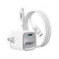 Bộ sạc nhanh ENGER Nano 45W kèm cáp Model EG-CB45 Trắng