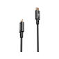 Cáp Pisen Quick Lightning & Type-C 3A Braided 1000mm Đen