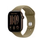 Apple Watch Series 12 - GPS, 46mm - Viền Nhôm Dây Cao Su S/M Đồng Đậm