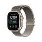 Apple Watch Ultra 4 - GPS + Cellular, 49mm - Viền Titan Dây Milanese L Tự Nhiên