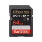 Thẻ nhớ SDXC SanDisk Extreme PRO 64GB Black