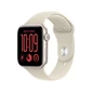 Apple Watch SE 3 - GPS, 44mm - Vỏ Nhôm Dây Cao Su dây M/L Ánh Sao - Dây Vàng Cát 
