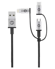 Cáp Tri-Trip Mophie 1M Black - Chính hãng