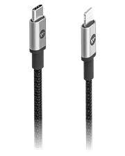 Cáp USB-C to Lightning Mophie 1M White/Black - Chính hãng