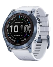 Đồng hồ thông minh Garmin Fenix 7x Sapphire Solar, Màu xám Carbon viền Titanium với dây sắt