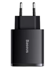 Củ sạc nhanh Baseus Compact 30W 3 cổng 2 x USB-A + USB-C - Chính hãng
