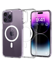 Ốp Lưng Spigen Crystal Hybrid Magfit White iPhone 14 Pro - Chính hãng