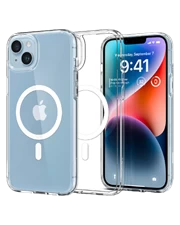 Ốp Lưng Spigen Crystal Hybrid Magfit White iPhone 14 Plus - Chính hãng