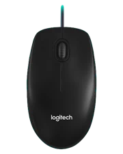 Chuột có dây Logitech B100 (910-006605) (USB) - Chính hãng