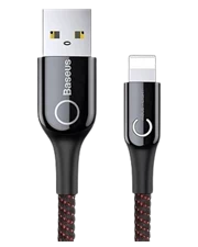 Cáp USB-A to Lighting Baseus 1M đèn LED tự ngắt - Chính hãng