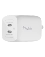 Sạc nhanh Belkin 65W Gan2, 2 x USB-C PD PPS - Chính Hãng