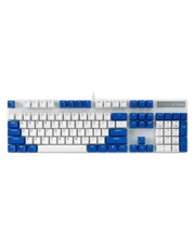 Bàn phím cơ Gaming Rapoo V500 Pro (Trắng Xanh/Blue Switch) - Chính hãng