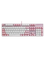Bàn phím cơ Gaming Rapoo V500 Pro (Hồng Trắng/Brown Switch) - Chính hãng