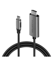 Cáp chuyển đổi USB-C sang HDMI (4K60Hz) Lention CU707H dài 1.8M