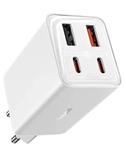Sạc nhanh Baseus GaN6 Pro 2C + 2U 65W EU kèm cáp C-C 100W 1m