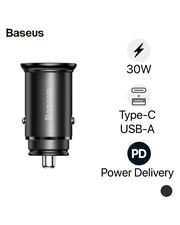 Sạc ô tô Baseus Circular Metal A+C 30W PPS