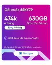 SIM VNSKY - Bộ KIT 6SKY79