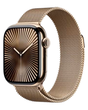 Apple Watch Series 10 - GPS + Cellular, 42mm - Viền Titan Dây Thép