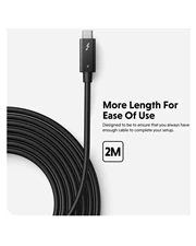 CÁP HYPERDRIVE THUNDERBOLT 4 CABLE (6FT/2M)  MACBOOK/LAPTOP/IPAD – HDTB4AC2