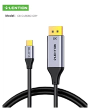Bộ chuyển Lention CU808D USB-C sang DisplayPort dài 1.8m (8K 60Hz)