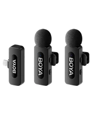 Microphone thu âm không dây Boya BY-V2 V2.0 (Lightning, 2 Mic)