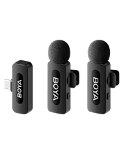 Microphone thu âm không dây Boya BY-V20 V2.0 (TypeC, 2 Mic)
