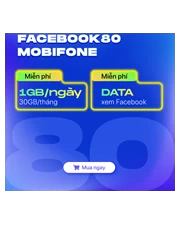 Gói cước Mobifone FACEBOOK80