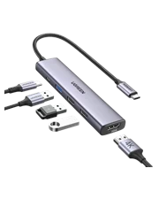 Cổng chuyển đổi Ugreen USB C Hub 5 in 1 15495 CM478